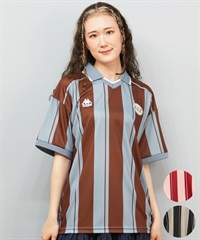 Kappa カッパ 半袖 シャツ レディース ポロシャツ ゲームシャツ ロゴ 215932(PK-M)