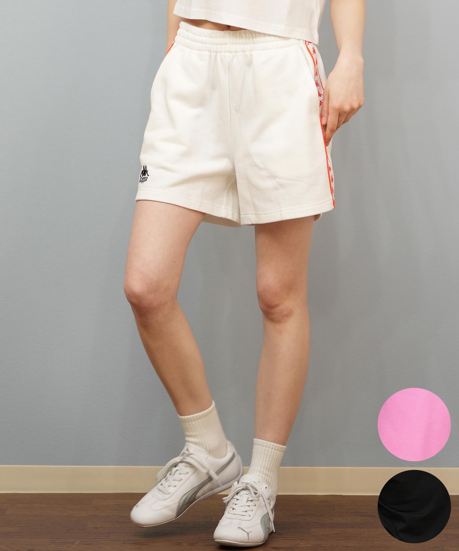 新品タグ付き定価1万2000円　プロアマ愛用kappa ゴルフパンツ　レディース 新品タグ付き定価1万2000円 プロアマ愛用kappa ゴルフパンツ