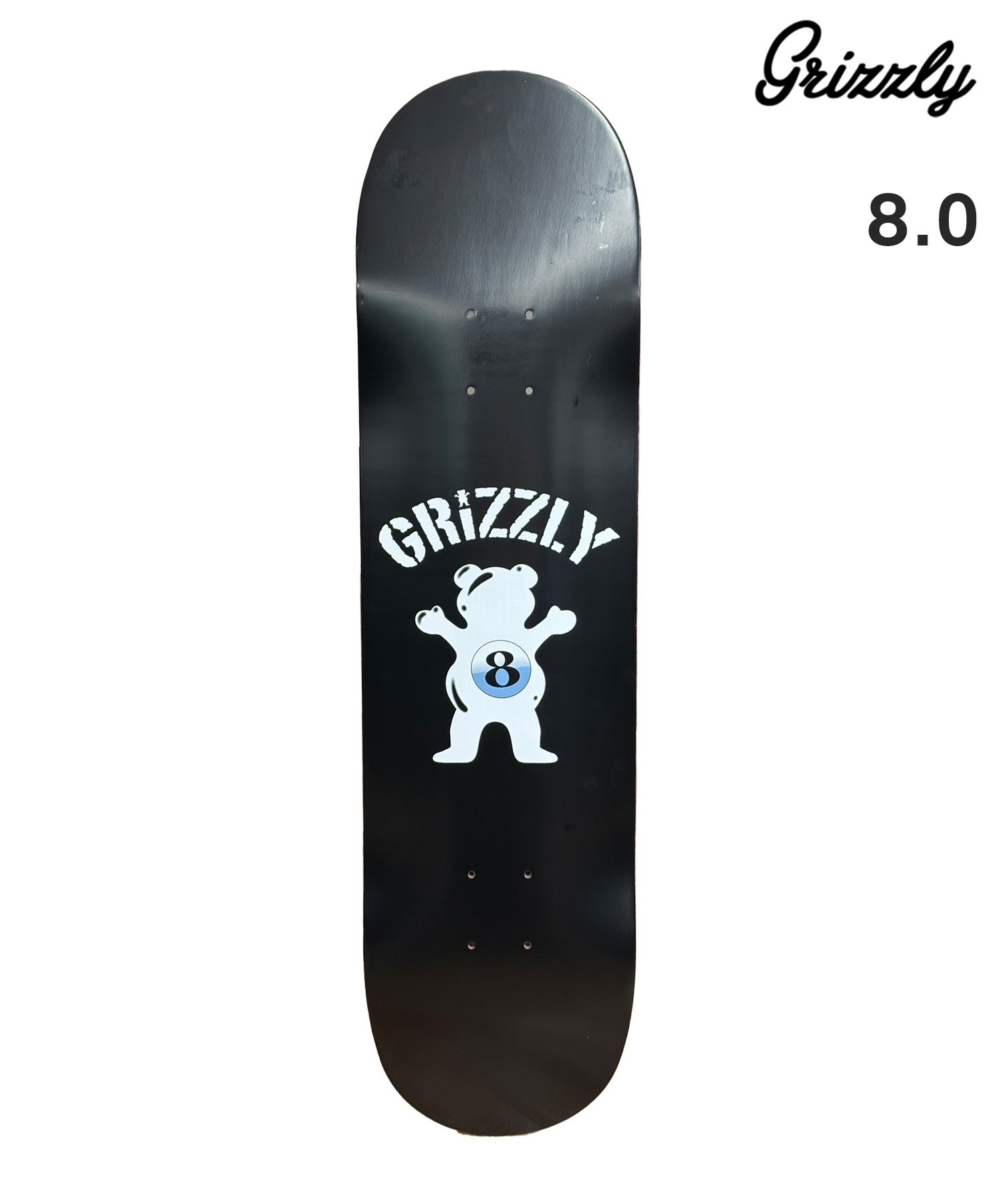 GRIZZLY グリズリー スケートボード デッキ 8.0 inch EIGHT BALL