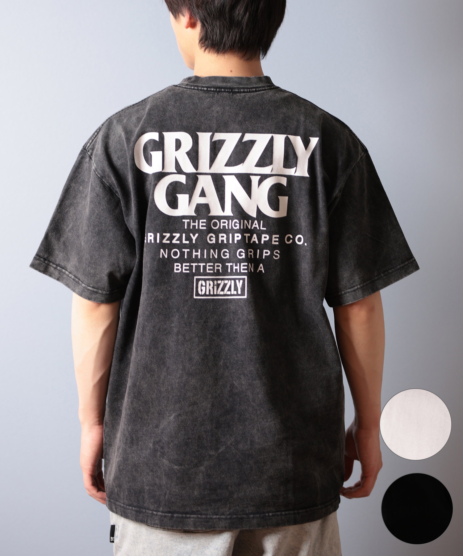 GRIZZLY グリズリー 半袖 Tシャツ メンズ バックプリント GRIZZLY GANG