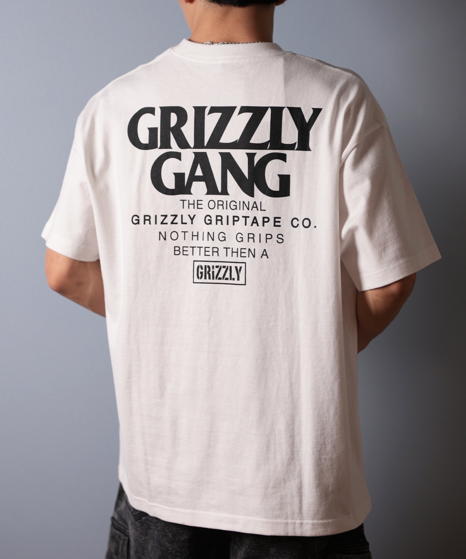 GRIZZLY グリズリー 半袖 Tシャツ メンズ バックプリント GRIZZLY GANG