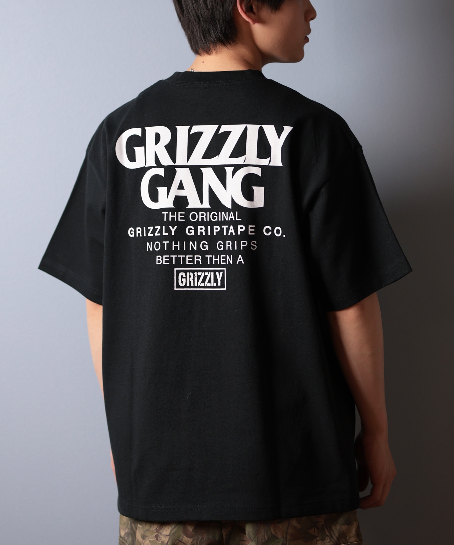 GRIZZLY グリズリー 半袖 Tシャツ メンズ バックプリント GRIZZLY GANG