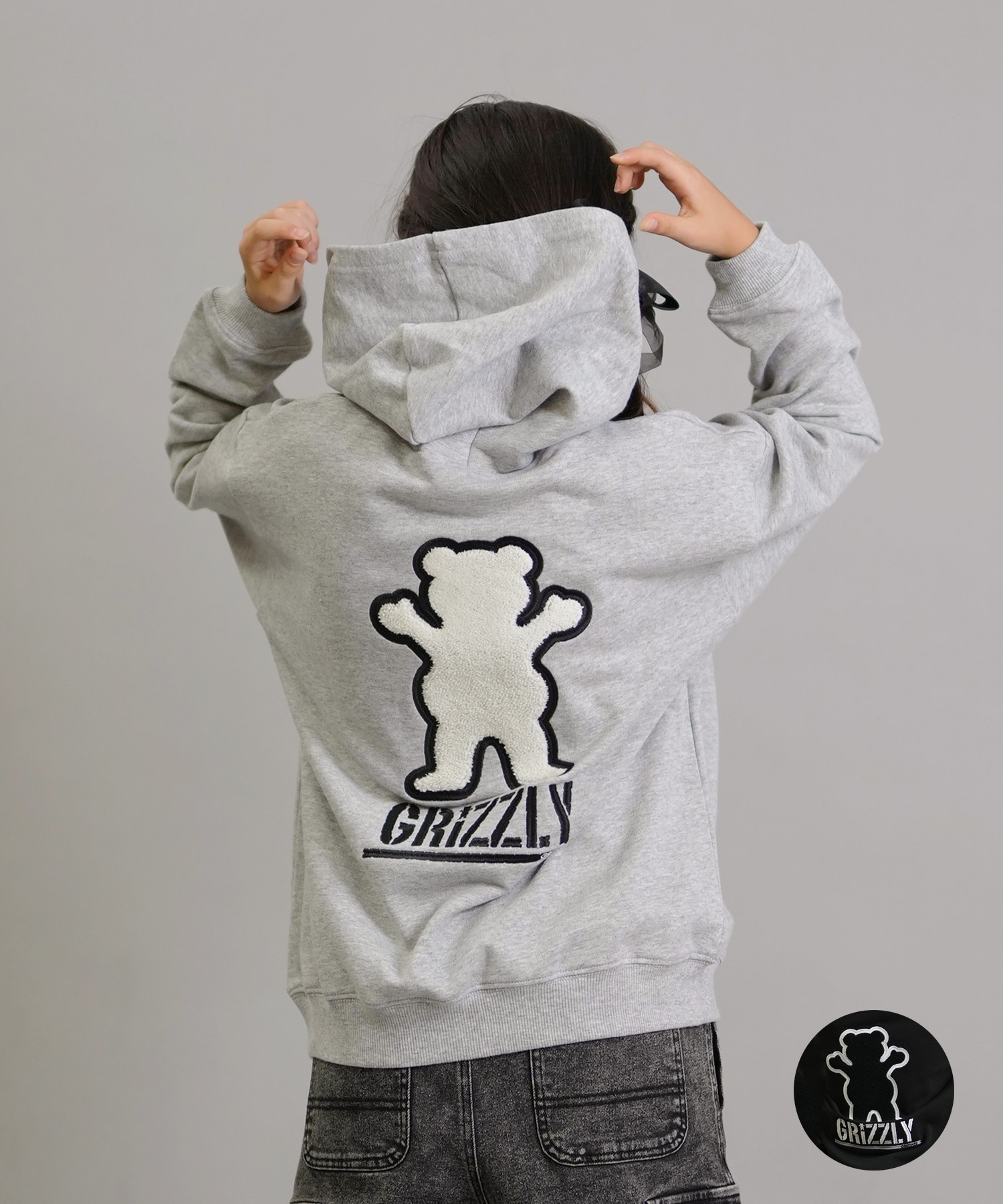 GRIZZLY グリズリー プルオーバー パーカー キッズ ジュニア 子供