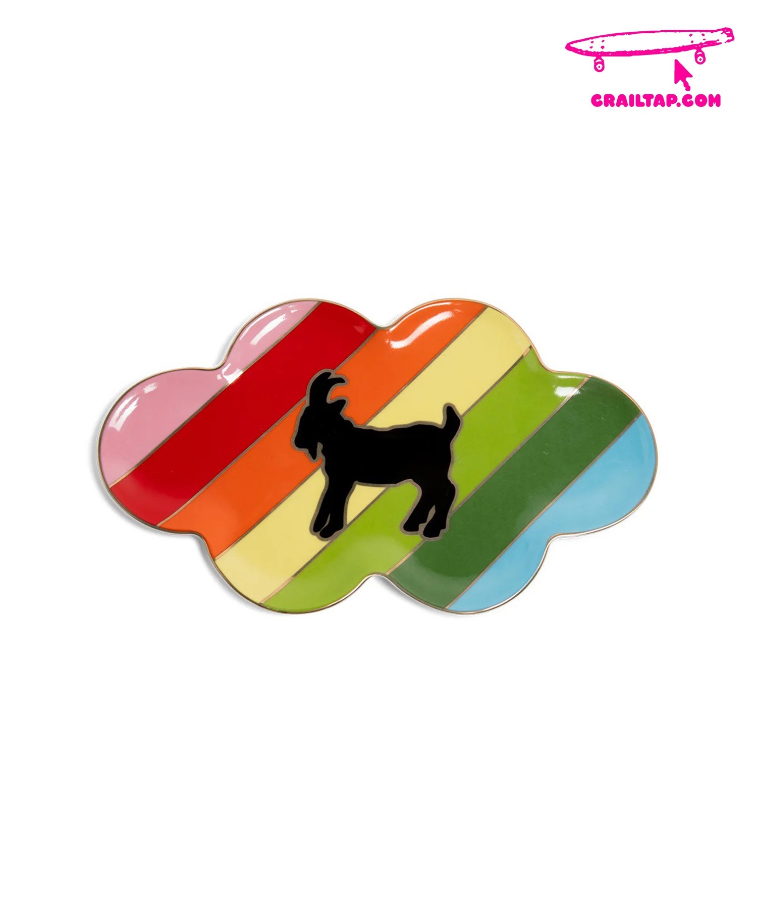 CRAILTAP クレイルタップ スケートボード アクセサリー セラミック トレイ RAINBOW TRAY ムラサキスポーツ(ENMEL-FREE)