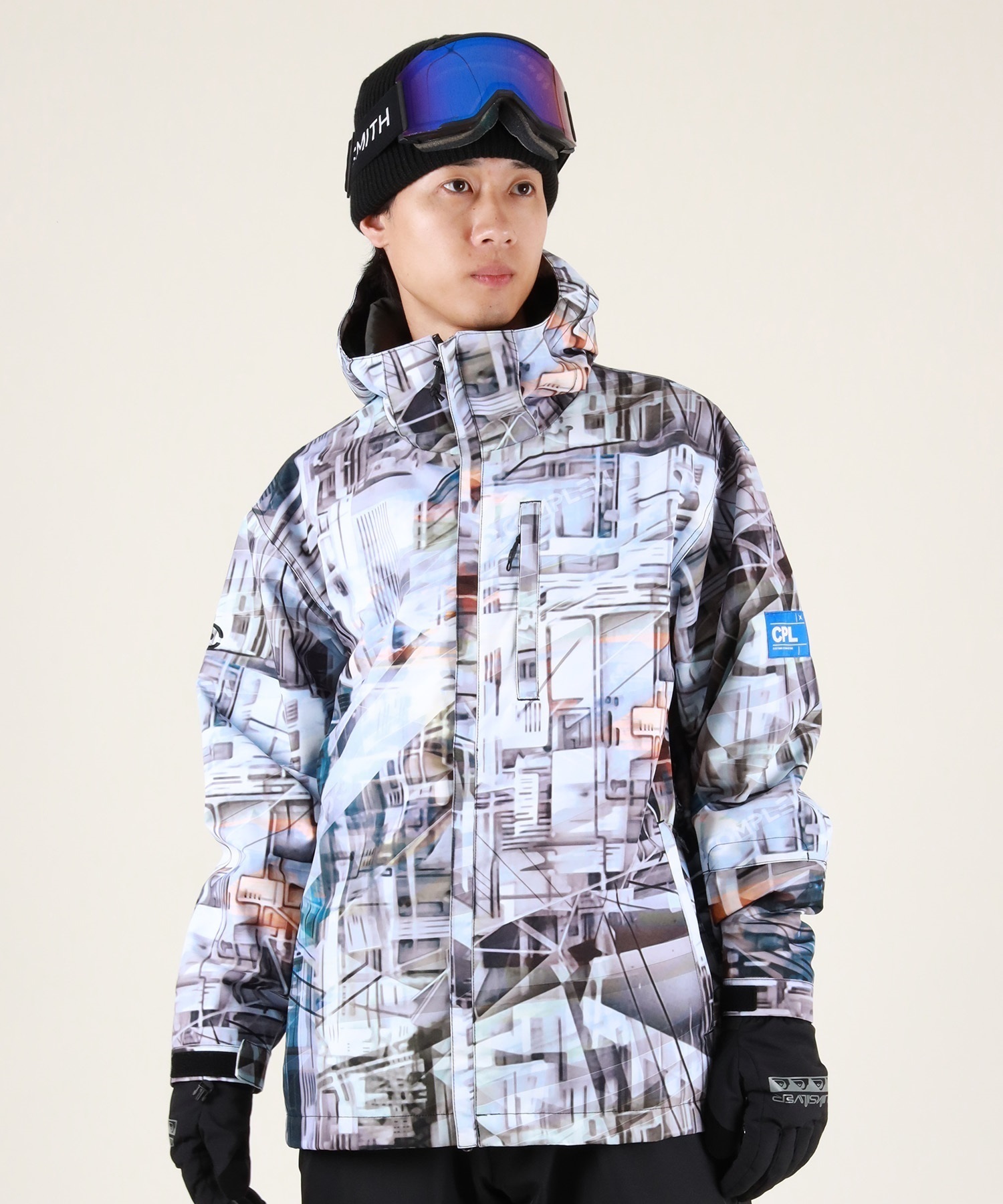 【2526】COMPLEW コンプリュー スノーボード ウェア ジャケット ユニセックス CP12501 ムラサキスポーツ 25-26モデル LL E1(FRAME-M)