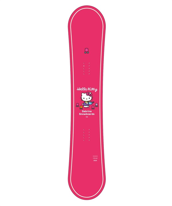 SABRINA サブリナ スノーボード 板 SABRINA X HELLO KITTY LTD サンリオ ムラサキスポーツ 25-26モデル MM