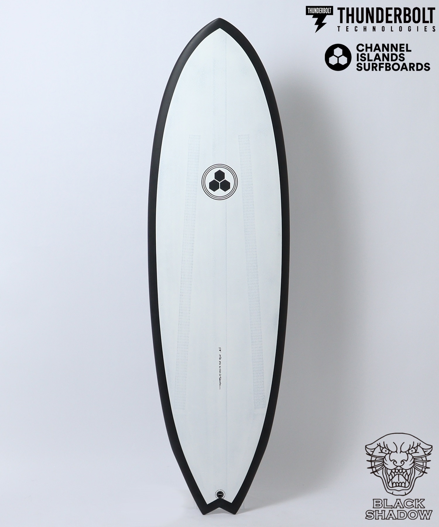 Thunderbolt サンダーボルト×CHANNEL ISLANDS チャネルアイランズ G SKATE ジースケート BLACKSHADOW サーフボード ショートボード ムラサキスポーツ