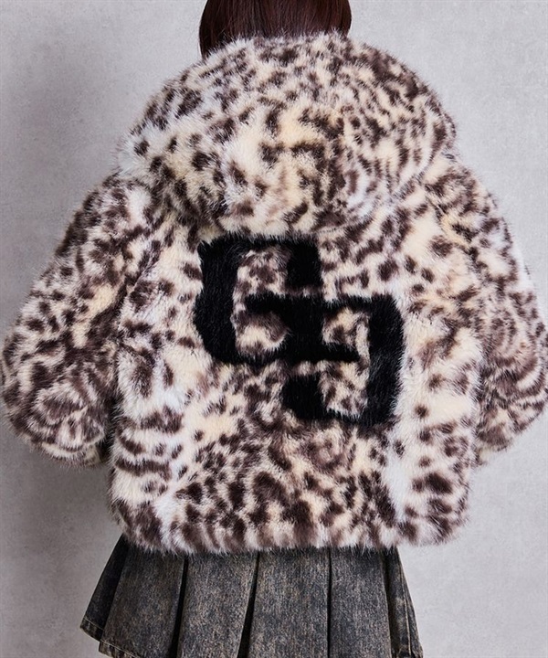 GYDA ジェイダ アウター ジャケット レディース GG エコファー ショート フード コート 072550004501