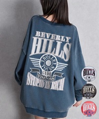 GYDA ジェイダ トレーナー スウェット レディース BEVERLY HILLS ドルマン スウェット トップス 072542702401(O.WHT-FREE)