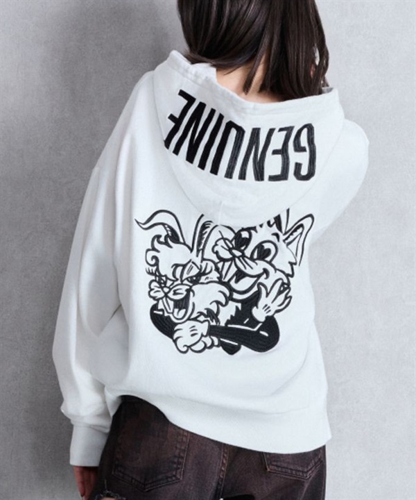 GYDA ジェイダ プルオーバー パーカー レディース GENUINE BUNNY スウェット パーカー 072552703101