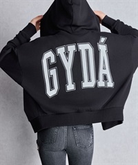 GYDA ジェイダ ジップアップ パーカー レディース GYDA LOOSE スウェット ZIP UP パーカー 072552908001(BLK-FREE)