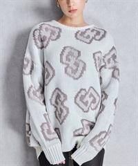 GYDA ジェイダ ニット セーター レディース GG FRAME ニット トップス 072552603601(O.WHT-FREE)