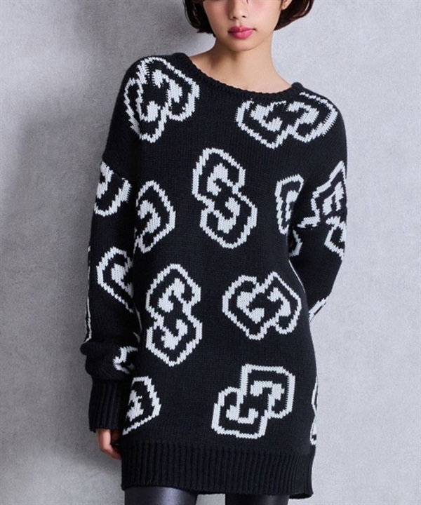 GYDA ジェイダ ニット セーター レディース GG FRAME ニット トップス 072552603601