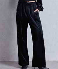 GYDA ジェイダ ロングパンツ トラックパンツ ジャージ レディース Symmetry GYDA ベロアパンツ セットアップ対応 072550747801(BLK-FREE)