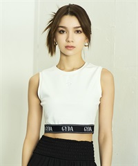 GYDA ジェイダ ラッシュガード レディース タンクトップ ロゴテープ カップ付 UVカット 404560