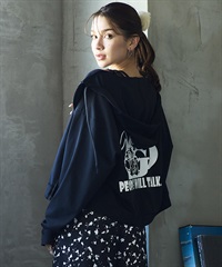 GYDA ジェイダ ラッシュガード レディース ジップアップ パーカー バックプリント 水陸両用 UVカット 404590