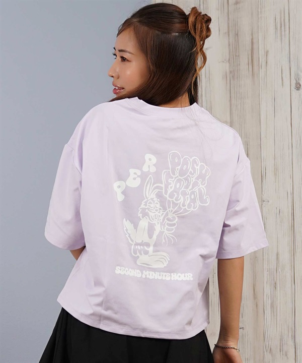 GYDA ジェイダ 水着 ラッシュガード 半袖 Tシャツ レディース バックプリント UVカット 水陸両用 404630