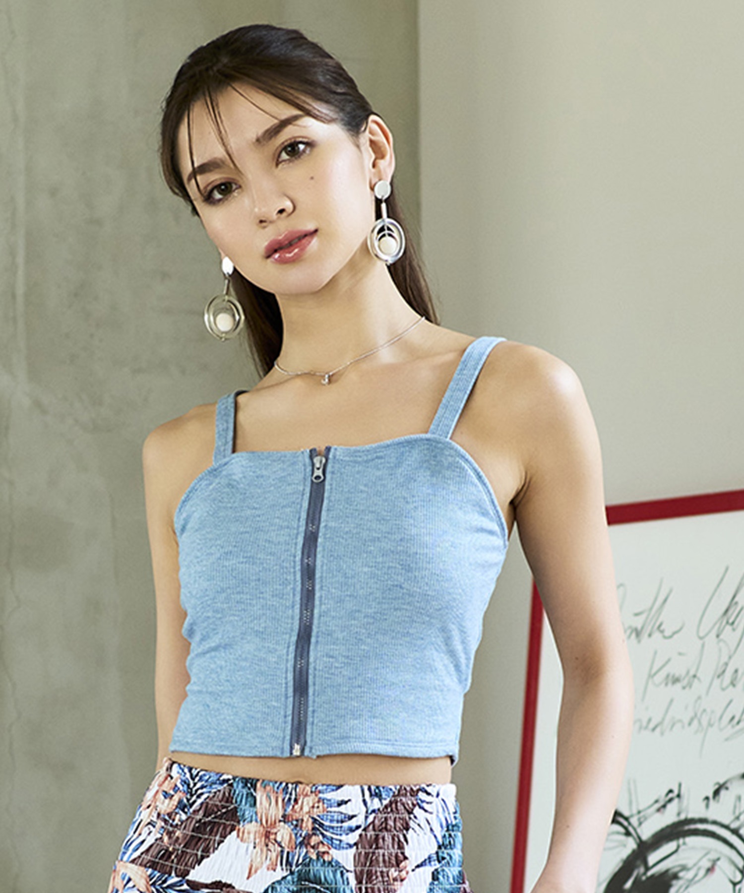 GYDA ジェイダ 水着 レディース ブラトップス ラメ リブ フィットネス