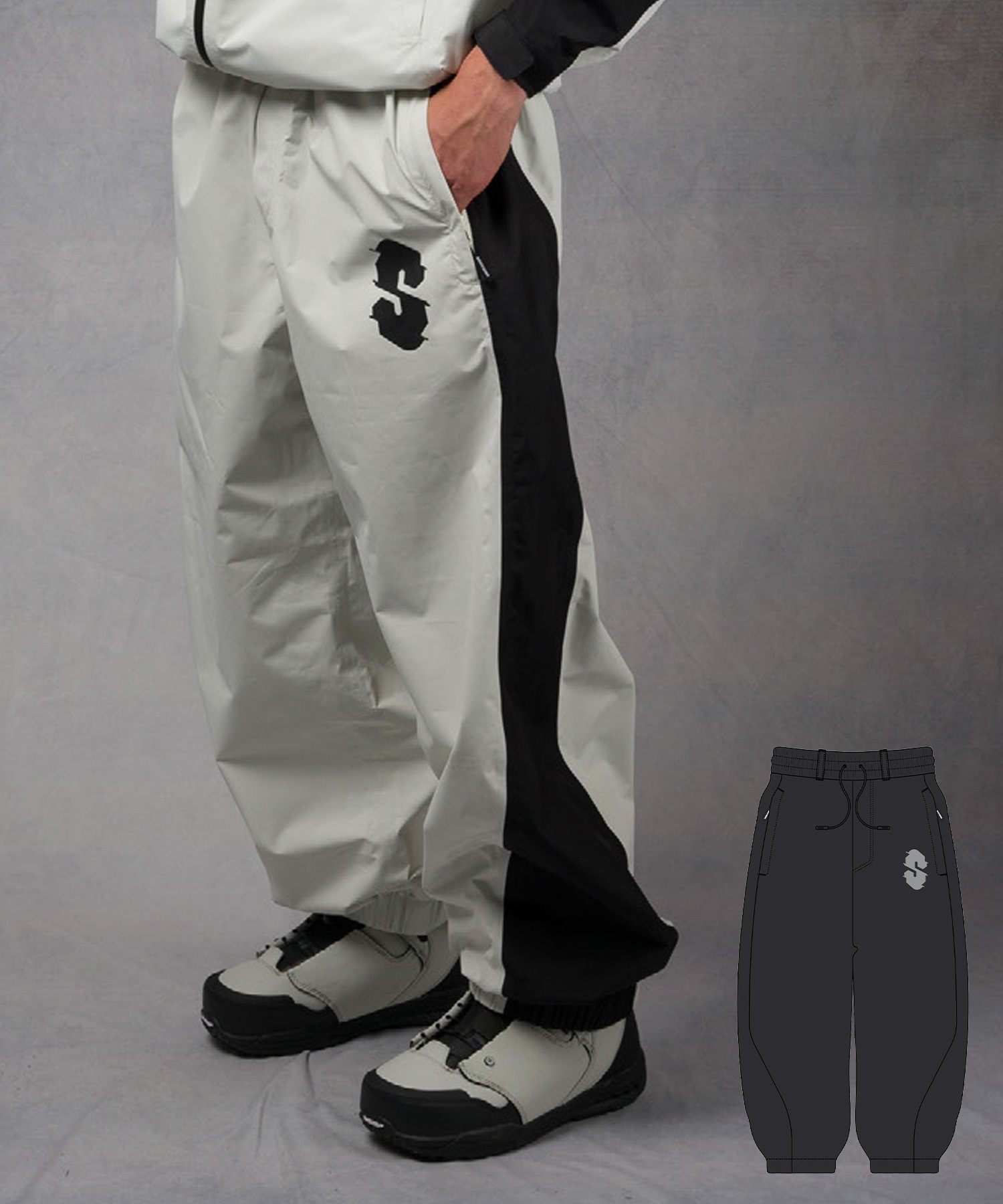 スーベニア　SOUVENIR スノーボードパンツ バーガンディ　Lサイズ SOUVENIR スーベニア 2.5 PLY RECESSION PANT スノーボード ウェア