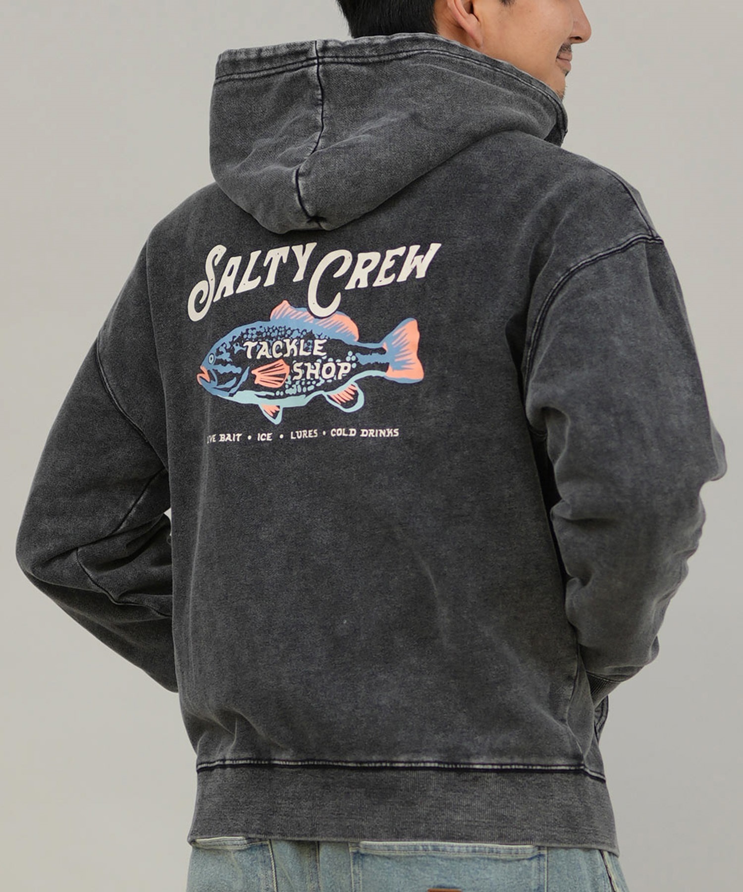 SALTY CREW ジップフーディー サイズ L SALTY CREW ソルティークルー ジップアップ パーカー メンズ