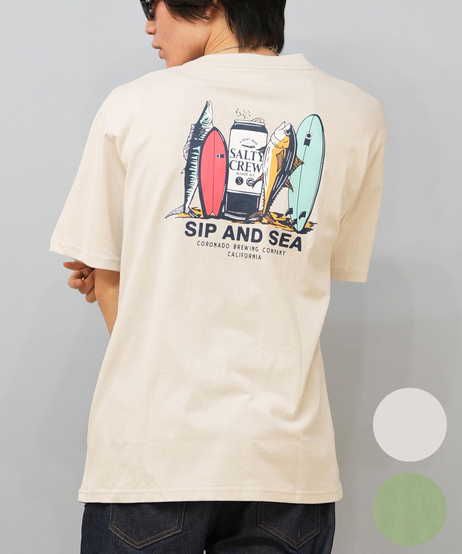 SALTY CREW ソルティークルー 半袖 Tシャツ メンズ バックプリント 55