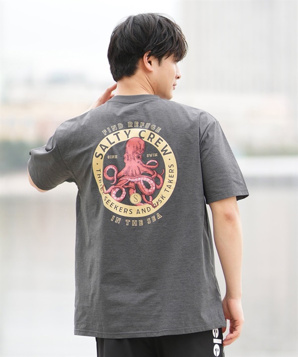 SALTY CREW ソルティークルー 半袖 Tシャツ メンズ ラッシュガード 水陸両用 バックプリント 55-236