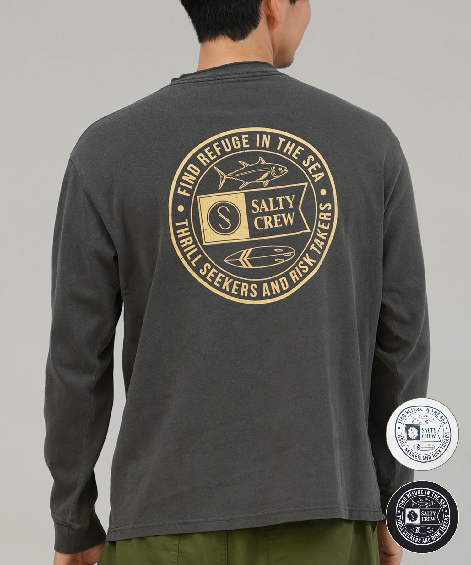 SALTY CREW ソルティークルー 長袖 Tシャツ ロンT メンズ ヘンリー