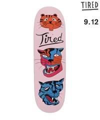 TIRED タイレッド スケートボード デッキ 9.12inch THE ROUNDERS ムラサキスポーツ(NA-9.12inch)