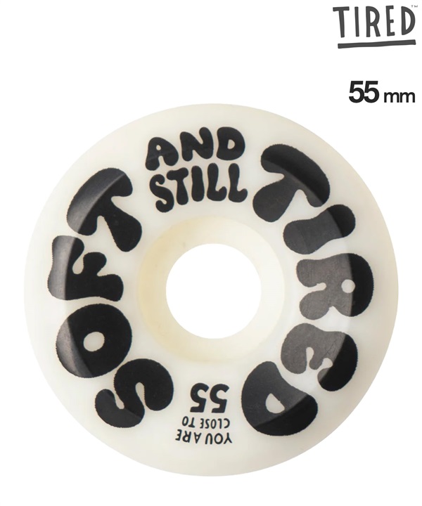 TIRED タイレッド スケートボード ウィール 55mm ムラサキスポーツ