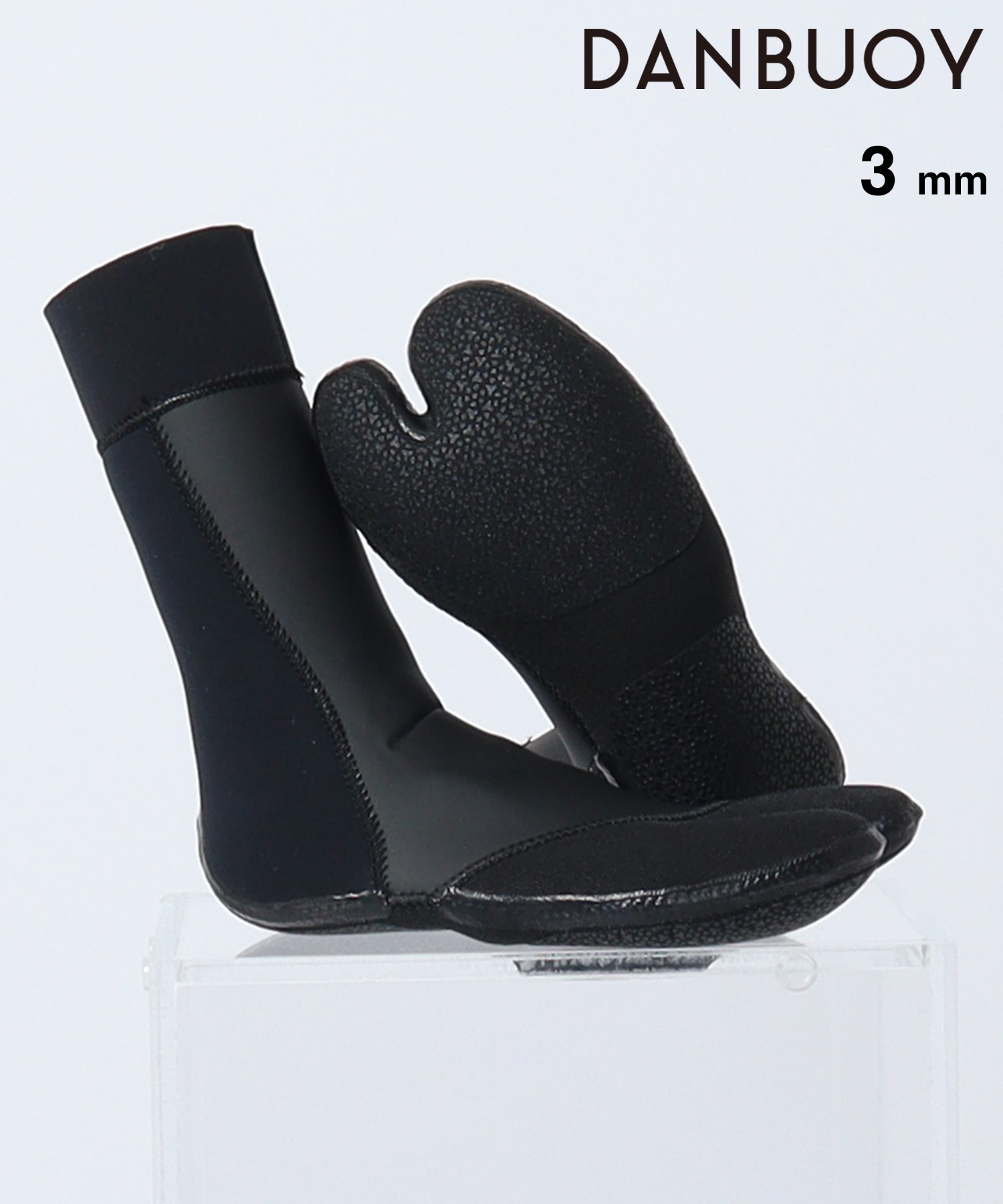 DANBUOY ダンブイ N.K.BAREFOOT SOX 3mm サーフィン ブーツ 真冬対応 ムラサキスポーツ(BLK-XS)