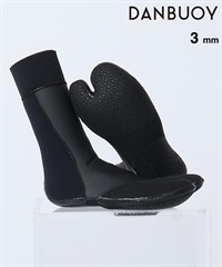 DANBUOY ダンブイ N.K.BAREFOOT SOX 3mm サーフィン ブーツ 真冬対応 ムラサキスポーツ(BLK-XS)