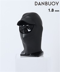 DANBUOY ダンブイ FULL FACE 1.8mm サーフィン ヘッドキャップ  真冬対応 ムラサキスポーツ(BLK-S)