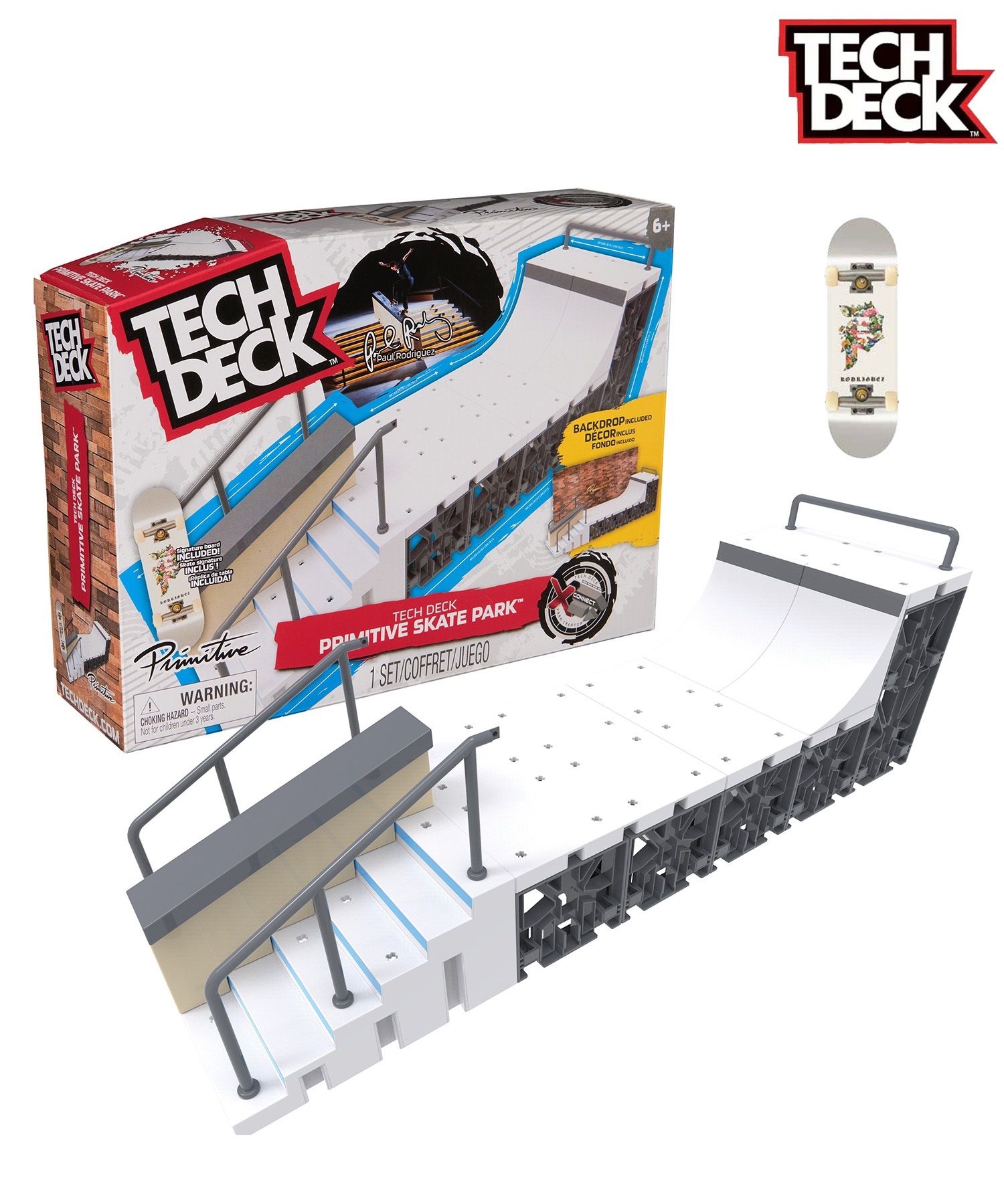 TECH DECK テックデッキ スケートボード ユビスケ フィンガーボード X-CONNECT PRIMITIVE PARK ムラサキスポーツ プレゼント パーク(PRIM-ONE)