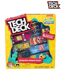 TECH DECK テックデッキ スケートボード ユビスケ フィンガーボード SPONGEBOB SK8SHOP BONUS PACK プレゼント パーク(SPBOB-ONE)