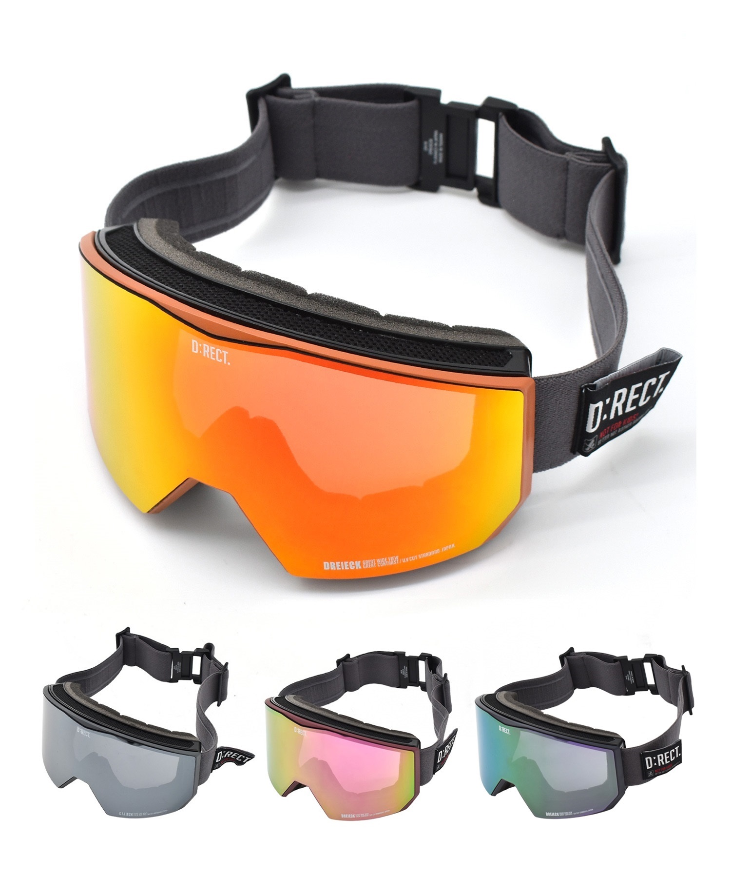 DRECT ディレクト DREIECK スノーボード ゴーグル ユニセックス