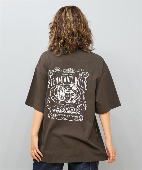 DISCUS ATHLETIC ディスカスアスレチック × Disney ディズニー コラボ 半袖 Tシャツ レディース ミッキーマウス 5287-5975