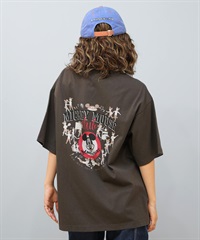 DISCUS ATHLETIC ディスカスアスレチック × Disney ディズニー コラボ 半袖 Tシャツ レディース ミッキーマウス 5287-5976(48BK-M)