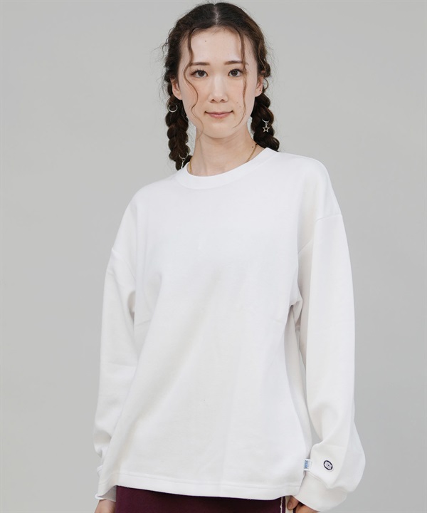 DISCUS ATHLETIC ディスカスアスレチック 長袖 Tシャツ ロンT レディース シンプル DSCCOOLMAX袖リブロンT 5473-5107