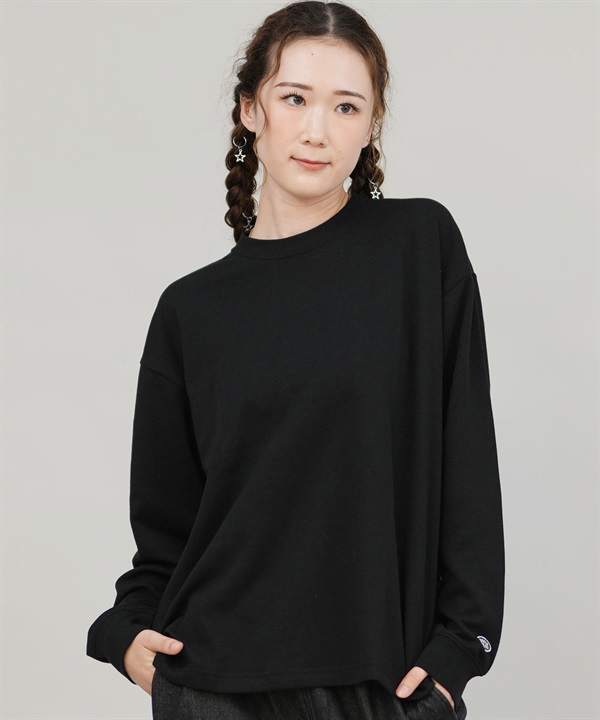 DISCUS ATHLETIC ディスカスアスレチック 長袖 Tシャツ ロンT レディース シンプル DSCCOOLMAX袖リブロンT 5473-5107