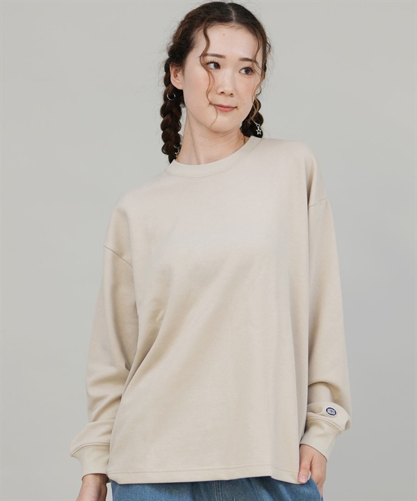 DISCUS ATHLETIC ディスカスアスレチック 長袖 Tシャツ ロンT レディース シンプル DSCCOOLMAX袖リブロンT 5473-5107