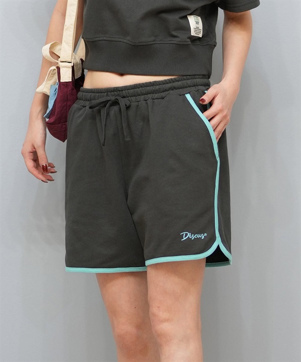 DISCUS ATHLETIC ディスカス アスレチック ハーフパンツ ショートパンツ レディース スウェット ショーツ セットアップ対応 5287-5970