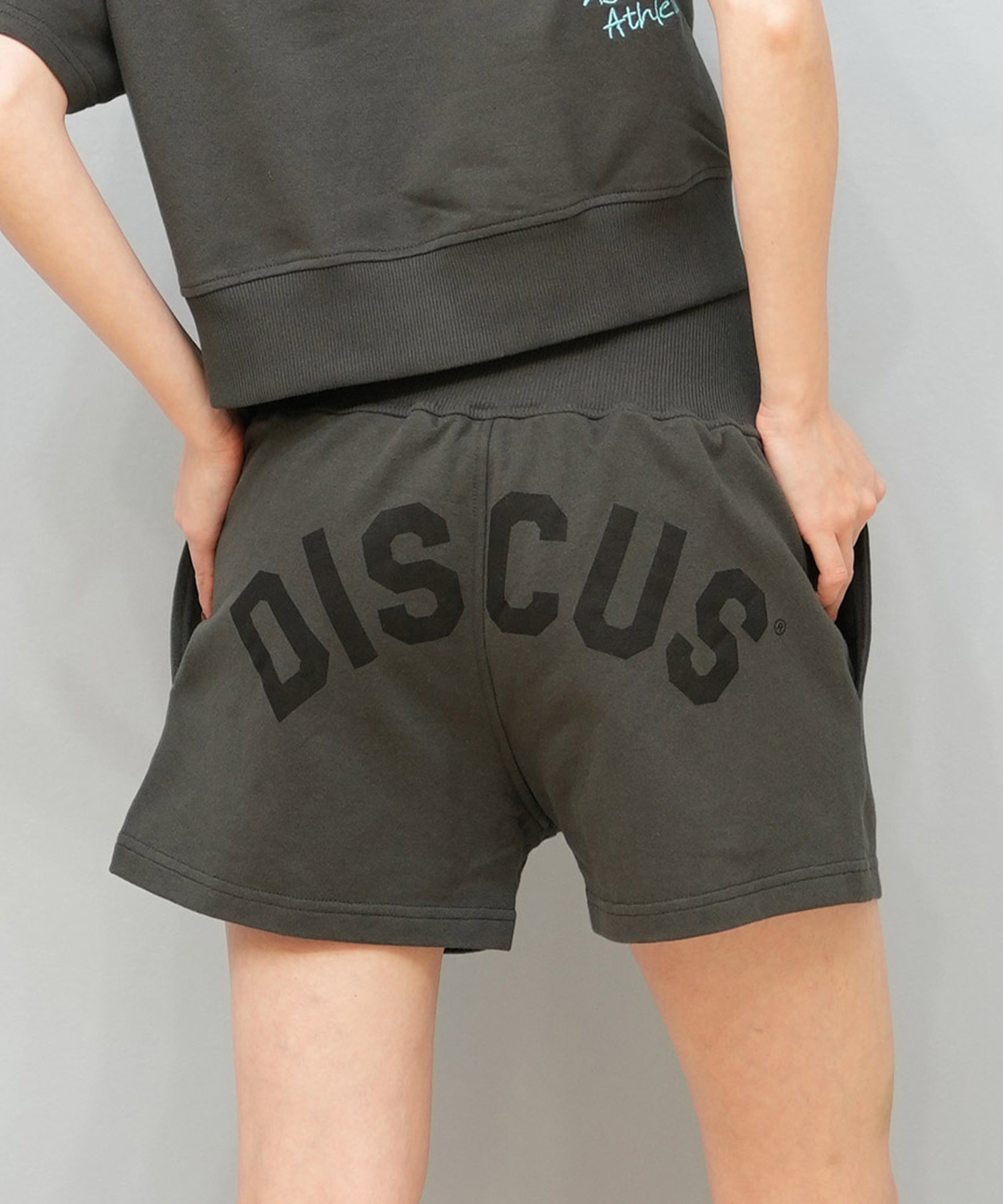 DISCUS ATHLETIC ディスカス アスレチック ハーフパンツ ショートパンツ レディース スウェット ボクシングショーツ 5287-5972(48BK-M)