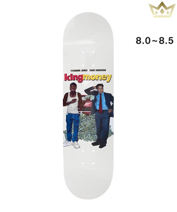 KING キング スケートボード デッキ 8.0～8.5inch TYSHAWN&ZACH-KING MONEY ムラサキスポーツ