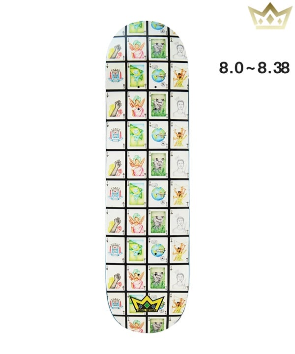 KING キング スケートボード デッキ 8.0～8.5inch GABRIEL FORTUNATO - CARDS ムラサキスポーツ