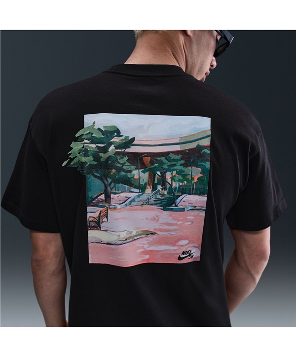 NIKE SB ナイキエスビー 半袖 Tシャツ メンズ バックプリント マックス90 HJ0894-010
