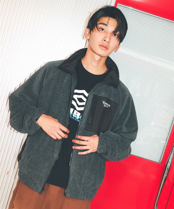 予約商品【11月14日より順次発送】UMBRO アンブロ × Younger Song ヤンガーソング コラボ リバーシブル ブルゾン MD27-TJK01 ムラサキスポーツ限定