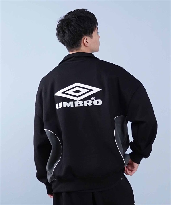 UMBRO アンブロ トレーナー ハーフジップ ユニセックス スウェット セットアップ対応 MD11MSMHZ01