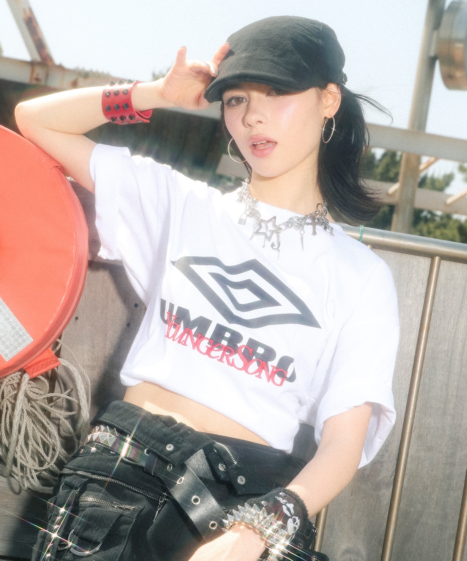 UMBRO × YOUNGER SONG SS Tシャツ　Lサイズ　アンブロ umbro × younger song limited ss tee – YZ