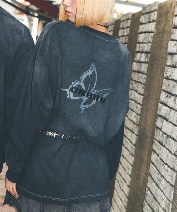 予約商品【11月14日より順次発送】UMBRO アンブロ × Younger Song ヤンガーソング コラボ 長袖 Tシャツ ロンT MD27-LST02A ムラサキスポーツ限定