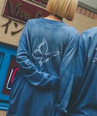 UMBRO アンブロ × Younger Song ヤンガーソング コラボ 長袖 Tシャツ ロンT MD27-LST02A ムラサキスポーツ限定(NAVY-S)